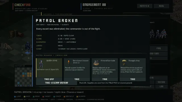 Debrief with a unit offered beside three supplies